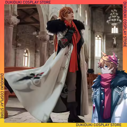 Genshin Impact Tartaglia Childe Fatui Harbingers Cloak Costume Coat Anime Cosplay Deluxe Edition Ful