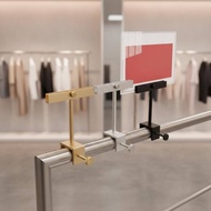 MyriadU Aluminum Alloy Sign Display Stand Multi-purpose Adjustable Merchandise Label Holder for Trad