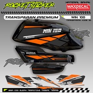 WIN Striping WIN Sticker Variation WIN UV TRANSPARENT CODE 30 PREMIUM MAXDECAL MATERIAL