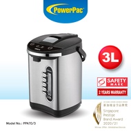 PowerPac Electric Airpot 3L with 2-way Dispenser &amp; Reboil (PPA70/3)