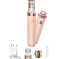Facial Hair Removal for Women Washable  Portable Women Facial Epilator, epilator for face 2-in1 for 