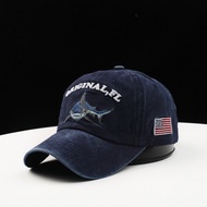 USA Florida Shark Original Vintage Miami Beach Podium Baseball Cap