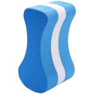 【AiBi Home】-Foam Pull Buoy Eva Kick Legs Board Kids Adults Pool Swimming Training-Blue+White
