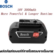 BOSCH 18V 6.0 BAT609 BAT618 ไฟฉายสว่านเครื่องมือไฟฟ้าลิเธียม แบตเตอรี่เครื่องมือไฟฟ้า Bosch 18V