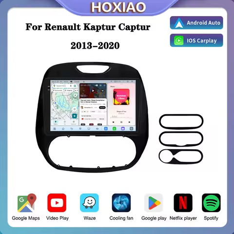 TS20 UIS7870 2K Android 15 Car Radio For Renault Kaptur Captur Clio Samsung QM3 2013 - 2020 Carplay 