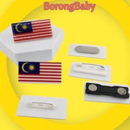 Lencana Jalur Gemilang Flag Badge Pin Magnetic Bendera Malaysia Tag [1's]