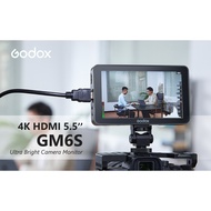 Godox GM6S 5.5" 4K HDMI Touchscreen Ultrabright On-Camera Monitor