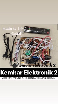 MESIN TV TABUNG 14-21 DENGAN SIARAN DIGITAL