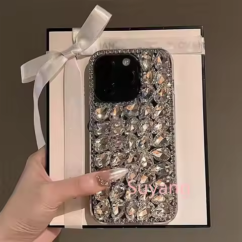 Rhinestone Diamond Phone Case For OPPO Reno 15 14 13 12 11 10 8 7 6 5 15C 15F 14F 13F 12F 11F 8T 8Z 