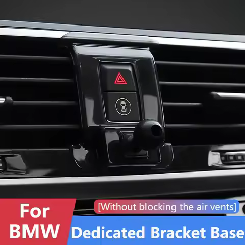 Car Special Phone Holder Stand 17mm Ball Head Base Interior GPS Mount Bracket For BMW 1/2/3/4/5/7 Se