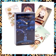 Starry Rabbit Tarot ไพ่ทาโรต์ | ขนาดพกพา10.3X6ซม | เกมทำนายโชคชะตา | ไพ่ทำนาย | ไพ่ยิปซี ไพ่ออราเคิล ไพ่ยิบซี ไพ่ทาโร่ ไพ่ดูดวง Tarot Card Deck