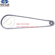 Jialing Motorcycle JH125-7A-7C Golden JH150-7 Golden King Big Small Gear Chain Set Chain