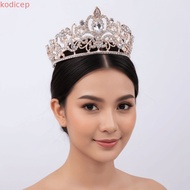 KODICEP1 Queen Tiara Crown, Vintage Elegant Baroque Crown, Temperament Shiny Adjustable Headwear Anc