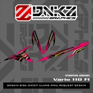 Vario 110 FI Sticker Decal Striping Vario 110 FI Premium Racing ST220421 DNKZ