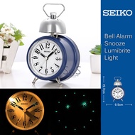 Seiko QHK055 Original QHK055L New Model 2020 Silent Lumi Alarm Clock