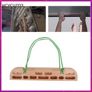 [hcvcuzq3] Climbing Hangboard Hang Board Fingerboard Climbing Training Aid Hanging Rope 55cmx11cm fo