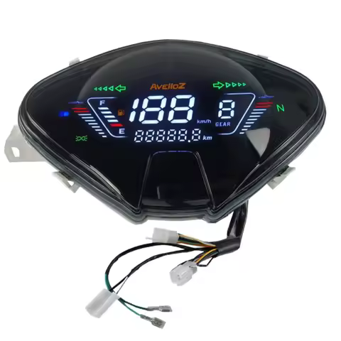 Motorcycle Digital Speedometer For Shineray Jet 50cc 2013 - 2022 Bull F5 Plus 50cc Tacho Meter Speed