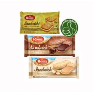 Roma Sandwichi Snack - Chocolate 216gr / Peanut 189gr / Lemon 120gr