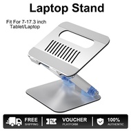 TOKOLG Aluminum Laptop Stand 360 Degrees Rotatable Foldable Laptop Stand Portable Laptop Stand