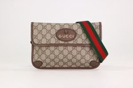 GUCCI 古馳 GG Supreme Neo Vintage 腰包 (平行進口)