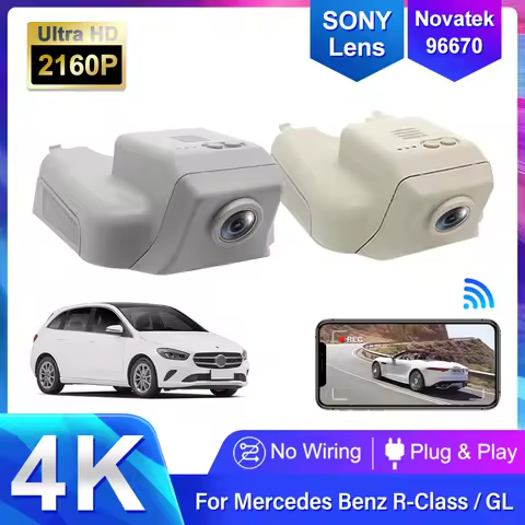 4K Dashcam 2160P New Car Dvr Dash Cam Recorder for Mercedes Benz R Class w251 R350 R400 GL x164 x166