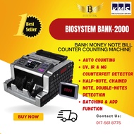 Biosystem Bank-2000 Bank Money Note Bill Counter Counting Machine Bank2000