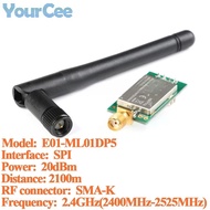 2pcs/1pc E01-ML01DP5 Ebyte 20dBm 2100m Long Range nRF24L01P+PA+LNA 2.4G Wireless Transceiver Module 