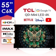 TCL - 55" 55C6K QD-Mini LED 4K Google TV C6K