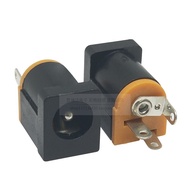 DC-012 Power Socket 5.5 * 2.1/2.5MM Tripod Vertical 180 Degree Pin 3P Interface Female Socket DC012