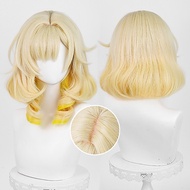 Honkai: Star Rail Aglaea Cosplay Wig Long Yellow Gradient Heat Resistant Synthetic Hair