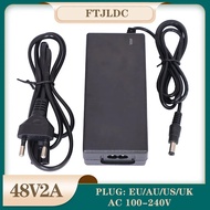 48V 2A Battery Charger Output 54.6V 2A Charger Input 100-240V AC Lithium Li-Ion Li-Poly Charger For 13S Eries 48V Electric Bike