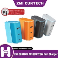 ZMI CUKTECH AD1003 NO.10 GaN 120W Fast Charger Super Energy Flash Charger