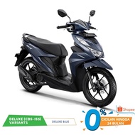 new honda beat deluxe cbs iss sepeda motor - blue malang