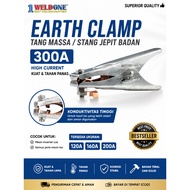 MESIN Earth Clamp 300A Weldone Ground Pliers 300 Ampere Welding Ground Clamp Strong Heat Resistant F
