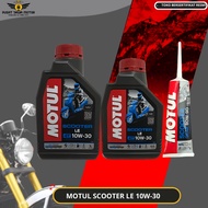 MOTUL MATIC 10w30 SCOOTER LE (biru) 800 ML / SCOOTER LE 10W-30 1 liter - honda matic oil