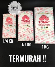 PLASTIK PE TOMAT / PLASTIK ES / PLASTIK SAYUR MURAH 10x20 12x25 15x30 17x35 20x35 25x45 1/4KG / 1/2KG / 1KG /  1.5 KG / 2 KG / 3 KG