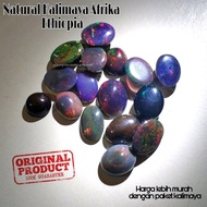 NATURAL BATU AKIK KALIMAYA BLACK OPAL AFRIKA ETHIOPIA PAKET 20crat DIJAMIN TERMURAH