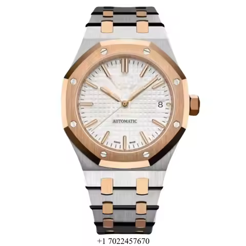 Luxurious Ladies' Watch Factory Oakk Automatic Mechanical 37mm Stainless Steel Case ETA 324 Movement