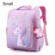 LORDWEY New Girl School Bags Child Pink Unicorn Printing Backpacks Kindergarten Student Cute Girls C