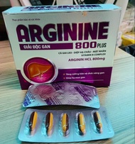 Arginine 800 plus Viên uống Arginin 800 bổ gan mát ganTăng cường chức năng gan hiệu quả viên