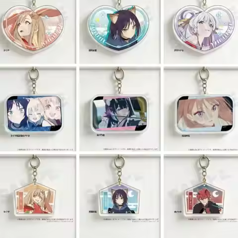 Anime Cosmic Princess Kaguya Keychains Pendant Car Key Chain Yachiyo Runami Kaguya Iroha Sakayori Ba