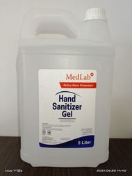 Hand Sanitizer Cair Hand Sanitizer Gel Medlab 5 Liter