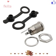 FKILLA DC Jack Adapter, 5.5 x 2.1mm DC-099 DC Power Female Socket Jack, DC Power Jack Socket Durable