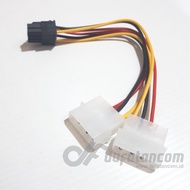 Kabel Power Vga 6Pin - 2 Molex To 6Pin Vga