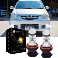 for TOYOTA AVANZA 2008 2009 2010 2011 - 2PC 6000K White LED Fog Light Bulbs Conversion Kit led head 