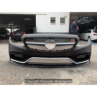 Mercedes benz W205 C63 Front bumper + C63 Edition front lip + C63 Grille