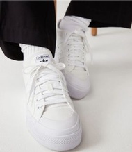 37.5 US6 UK4.5 全新Adidas original Nizza platform trainers 增高小白鞋