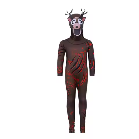 99 Nights Survival in Forest‌ Cosplay Costume Deer Jumpsuit Halloween Costume Masquerade Carnival Pa