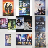 A3 poster 海報 IMAX 工藝 戲票 紀念票 明信片 Postcard Sinners 罪人們 Marty Supreme Wicked 魔法壞女巫 幻海奇緣 Edward Scissorh