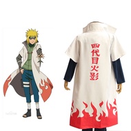 cadiav Anime Naruto Cosplay Cloaks Hokage Namikaze Minato Uniform Kakashi Capes Costume